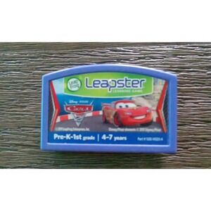 DISNEY PIXAR CARS LEAPFROG LEAPSTER GAME CARTRIDGE Pre-K to 1st Grade 4-7 years